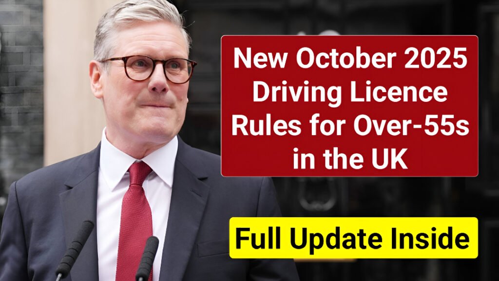 Driving Licence Rules for Over-55s UK 2025