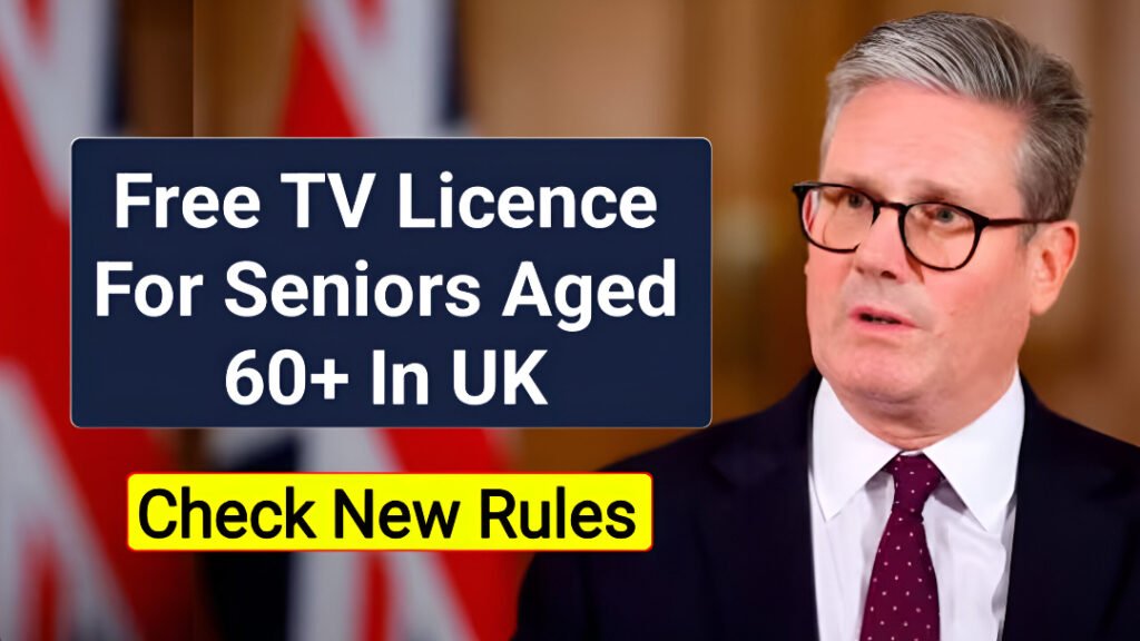 Free TV licence for UK seniors aged 60+