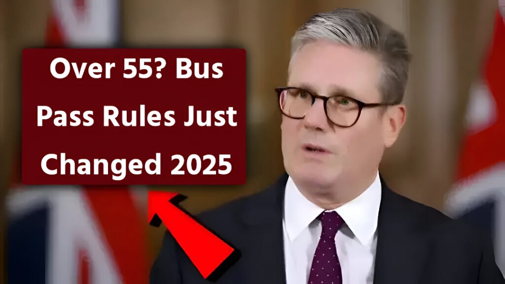 Free bus pass rules for over 55s UK