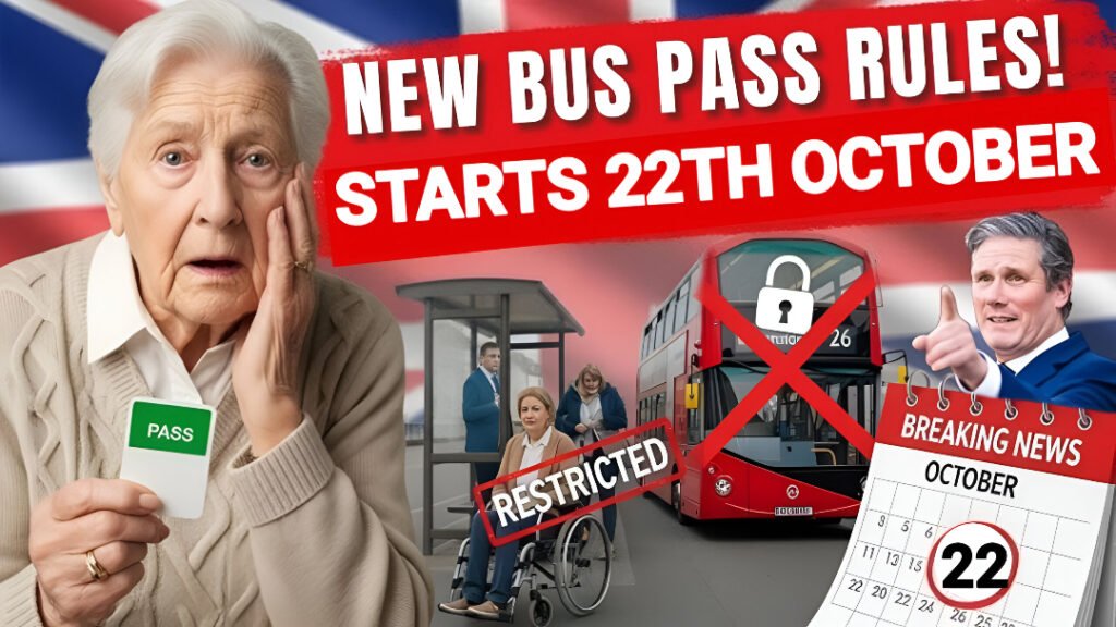 UK Bus Pass Rule Change 2025
