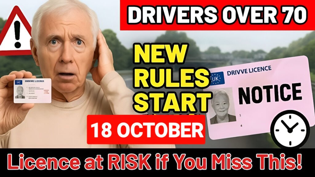 UK Driving Licence Rules for Over 70s 2025
